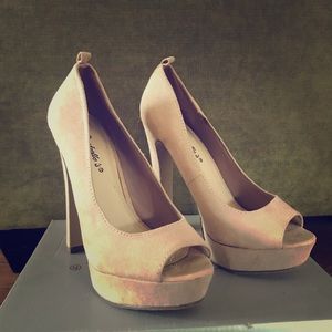 Pale Pink high heels
